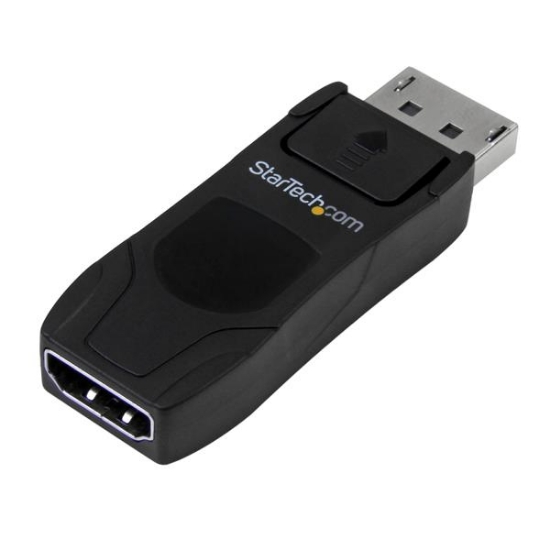 Picture of StarTech.com DisplayPort to HDMI Adapter - 4K 30Hz Compact DP 1.2 to HDMI 1.4 Video Converter - DP++ to HDMI Monitor/TV - Passive DP to HDMI Cable Adapter - Latching DP Connector