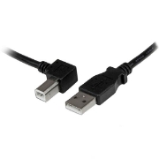 Picture of StarTech.com 2m USB 2.0 A to Left Angle B Cable - M/M