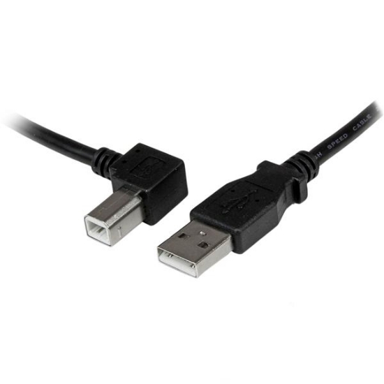 Picture of StarTech.com 2m USB 2.0 A to Left Angle B Cable - M/M