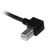 Picture of StarTech.com 2m USB 2.0 A to Left Angle B Cable - M/M