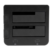 Picture of StarTech.com Dual-Bay USB 3.0 to SATA and IDE Hard Drive Docking Station, USB Hard Drive Dock, External 2.5/3.5" SATA I/II/III and IDE (40 pin) SSD/HDD Docking Station, Hot-Swap Hard Drive Bays, Top-Loading
