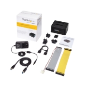 Picture of StarTech.com Dual-Bay USB 3.0 to SATA and IDE Hard Drive Docking Station, USB Hard Drive Dock, External 2.5/3.5" SATA I/II/III and IDE (40 pin) SSD/HDD Docking Station, Hot-Swap Hard Drive Bays, Top-Loading