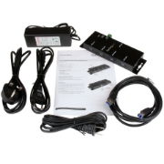 Picture of StarTech.com 4-Port Industrial USB 3.0 Hub with ESD Protection~4-Port USB 3.0 Hub - 5Gbps - Metal Industrial USB-A Hub - Wall or Desk Mountable USB Data Hub - TAA Compliant USB Expander Hub