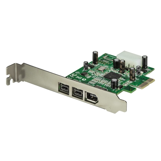 Picture of StarTech.com 3 Port 2b 1a 1394 PCI Express FireWire Card Adapter