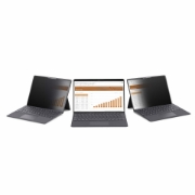 Picture of StarTech.com 4-Way 12.4in Surface Laptop Go 1/2/3 Privacy Screen Filter, Portrait/Landscape, Touch-Enabled, +/- 30 Deg. View, Blue Light Reduction, Matte Finish