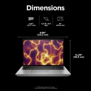 Picture of HP ZBook Fury 16 G11 Intel® Core™ i7 i7-14700HX Mobile workstation 40.6 cm (16") WUXGA 16 GB DDR5-SDRAM 512 GB SSD NVIDIA RTX A1000 Wi-Fi 7 (802.11be) Windows 11 Pro Grey