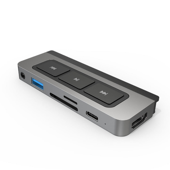 Picture of Targus HD449 interface hub USB Type-C 5000 Mbit/s Silver