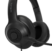 Picture of Targus AEH102GL headphones/headset Wired Head-band Calls/Music USB Type-A Black