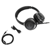 Picture of Targus AEH104GL headphones/headset Wired & Wireless Head-band Calls/Music USB Type-C Bluetooth Black