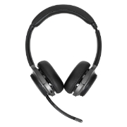 Picture of Targus AEH104GL headphones/headset Wired & Wireless Head-band Calls/Music USB Type-C Bluetooth Black