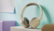 Picture of Philips TAH3209BG/00 headphones/headset Wireless Head-band Calls/Music Bluetooth Beige