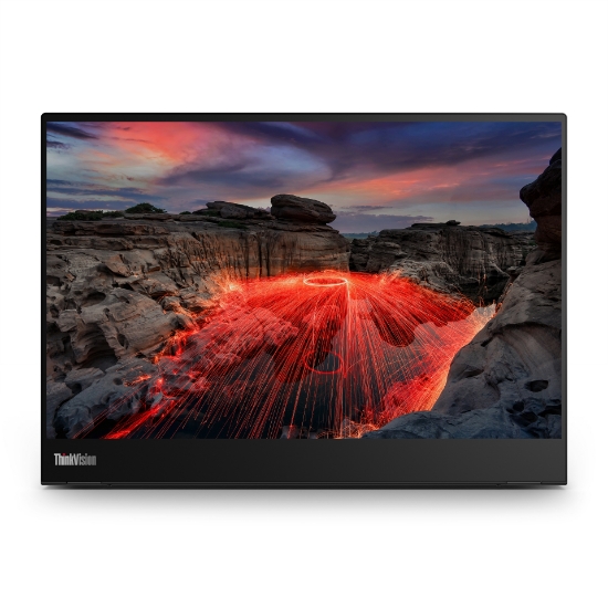 Picture of Lenovo ThinkVision M14t LED display 35.6 cm (14") 2240 x 1400 pixels 2.2K Touchscreen Black