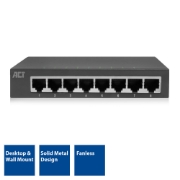 Picture of ACT 8-Port Gigabit Ethernet Switch