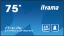Picture of iiyama LH7575UHS-B1AG Signage Display Digital signage flat panel 190.5 cm (75") LCD Wi-Fi 500 cd/m² 4K Ultra HD Black Built-in processor Android 11 24/7