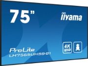 Picture of iiyama LH7575UHS-B1AG Signage Display Digital signage flat panel 190.5 cm (75") LCD Wi-Fi 500 cd/m² 4K Ultra HD Black Built-in processor Android 11 24/7