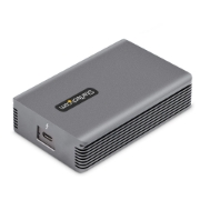 Picture of StarTech.com Thunderbolt 3 to Ethernet Adapter, 10GbE - Multi-Gigabit, Thunderbolt 3 to RJ45 Network Adapter - 10GBASE-T/5-2.5GBASE-T NIC - 10G Network Adapter w/ TB3-Certified Cable, Win/Mac