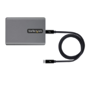 Picture of StarTech.com Thunderbolt 3 to Ethernet Adapter, 10GbE - Multi-Gigabit, Thunderbolt 3 to RJ45 Network Adapter - 10GBASE-T/5-2.5GBASE-T NIC - 10G Network Adapter w/ TB3-Certified Cable, Win/Mac