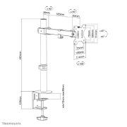 Picture of Neomounts FPMA-D540BLACK Monitor arm 13-32"