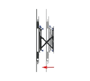 Picture of B-Tech SYSTEM X - Full Service Heavy Duty Wall Mount For XXL Displays
