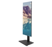 Picture of B-Tech SYSTEM X - Universal Dual Stack Flat Screen Floor Stand (VESA 600 x 400) - 2.4m