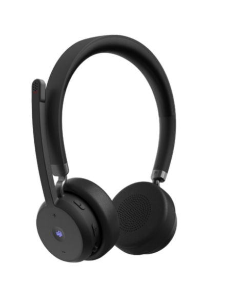 Picture of Lenovo Wireless VoIP Headset Head-band Office/Call center Bluetooth Black