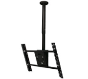 Picture of B-Tech Telescopic Universal Flat Screen Ceiling Mount with Tilt (VESA 600 x 400) - 0.6m to 1m Ø50mm Pole