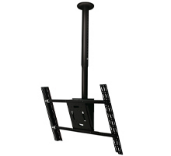 Picture of B-Tech Telescopic Universal Flat Screen Ceiling Mount with Tilt (VESA 600 x 400) - 0.6m to 1m Ø50mm Pole