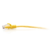 Picture of C2G 0.3m Cat6a Snagless Unshielded (UTP) Slim Ethernet Patch Cable - Yellow