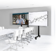 Picture of B-Tech SYSTEM X - XXL Twin Screen VC Trolley (VESA 1000 x 800)