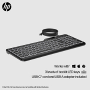Picture of HP 405 Multi-Device Backlit Wired Keyboard