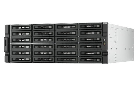 Picture of QNAP TL-R2400PES-RP storage drive enclosure HDD/SSD enclosure Black, Grey 2.5/3.5"