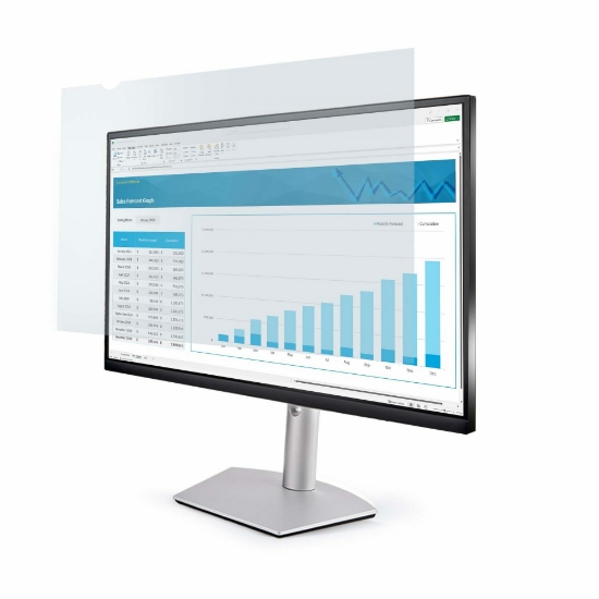 Picture of StarTech.com 24-inch 16:10 Anti-Blue Light Filter, BlueLight Screen Filter for 24in Computer Monitor, Reduces Eye Strain, Dual Mounting Options, TAA Compliant