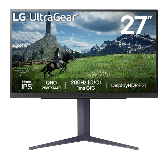 Picture of LG 27GS85Q-B computer monitor 68.6 cm (27") 2560 x 1440 pixels Quad HD LCD Black