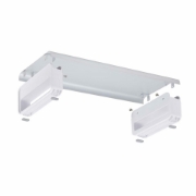 Picture of StarTech.com Ergonomic Monitor Riser Stand, Up to 33lb/15kg, Fixed height 3.5in/9cm, Desktop Computer Monitor/Laptop Riser, Steel Platform, Quick Assembly, Optimize Desk Space