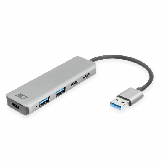 Picture of ACT USB-A hub 3.0, 2x USB-A, 2x USB-C
