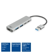 Picture of ACT USB-A hub 3.0, 2x USB-A, 2x USB-C