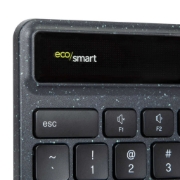 Picture of Targus Sustainable Energy Harvesting EcoSmart keyboard Universal Bluetooth AZERTY French Black