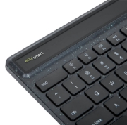 Picture of Targus Sustainable Energy Harvesting EcoSmart keyboard Universal Bluetooth AZERTY French Black