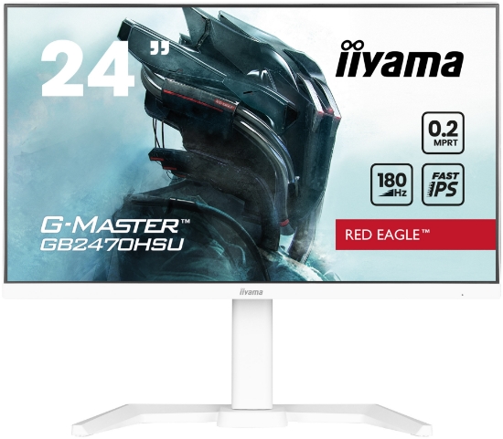 Picture of iiyama G-MASTER GB2470HSU-W6 computer monitor 60.5 cm (23.8") 1920 x 1080 pixels Full HD LED White