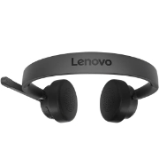Picture of Lenovo 4XD1Q30302 headphones/headset Wireless Head-band Calls/Music Bluetooth Black