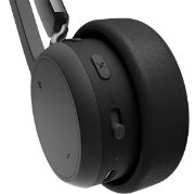 Picture of Lenovo 4XD1Q30302 headphones/headset Wireless Head-band Calls/Music Bluetooth Black