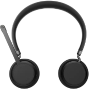 Picture of Lenovo 4XD1Q30302 headphones/headset Wireless Head-band Calls/Music Bluetooth Black