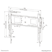 Picture of Neomounts WL30-750BL16 Heavy duty wall mount 42-86" - fixed - lockable - fast installation - TÜV
