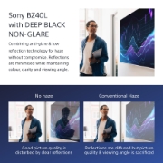 Picture of Sony FW-55BZ40L Signage Display Digital signage flat panel 139.7 cm (55") LCD Wi-Fi 700 cd/m² 4K Ultra HD Black Android 24/7