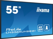 Picture of iiyama LH5565UHSB-B1 Signage Display Kiosk design 138.7 cm (54.6") LED Wi-Fi 800 cd/m² 4K Ultra HD Black Built-in processor Android 11 24/7