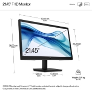 Picture of HP Series 3 Pro 21.45 inch FHD Monitor - 322pv