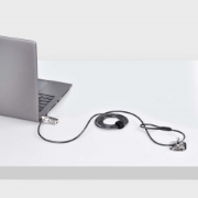 Picture of StarTech.com Slim Lock Nano Slot Compatible, 6.6ft (2m) Locking Cable, Desk Anti-Theft Security For Laptop/Notebook Computer, Cut-Resistant Steel Cable, 4-Digit Lock