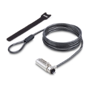 Picture of StarTech.com Slim Lock Nano Slot Compatible, 6.6ft (2m) Locking Cable, Desk Anti-Theft Security For Laptop/Notebook Computer, Cut-Resistant Steel Cable, 4-Digit Lock