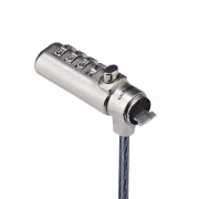 Picture of StarTech.com Slim Lock K-Slot Compatible, 5ft (1.5m) Locking Cable, Desk Anti-Theft Security For Laptop/Notebook, Cut-Resistant Steel Cable, Combination Lock