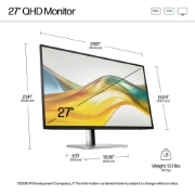 Picture of HP Series 5 Pro 27 inch QHD Monitor - 527pq